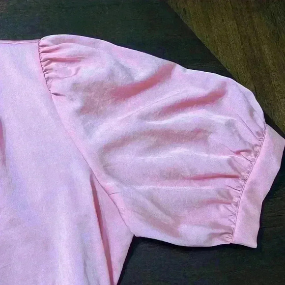 DONNAKARAN Women's Puff-Sleeve High-Low Dress - Picture 9 of 16